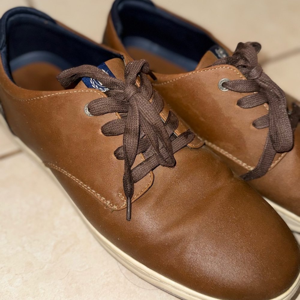 Brown Leather Men's Shoes chaps